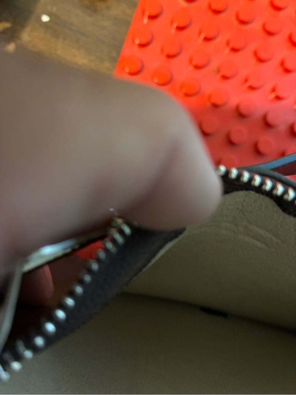 Louis Vuitton Brown Leather Zip Wristlet Pouch - Picture 5 of 6